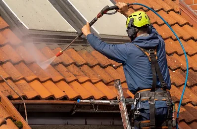 Démoussage et hydrofuge de toiture à Molac